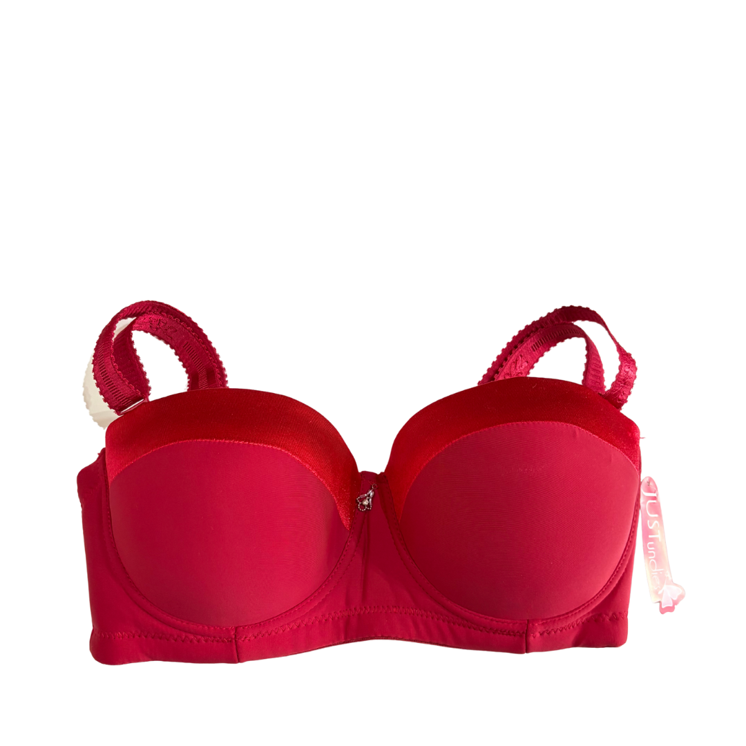 D Cup Bra - Red