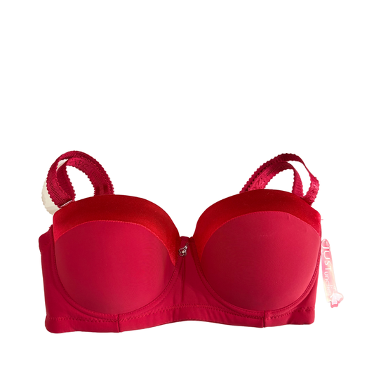 D Cup Bra - Red