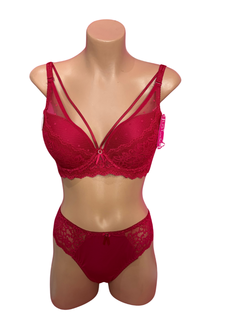 Ravishing Red Bra Set