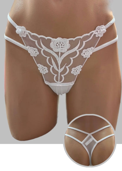 Floral Lace Gstring