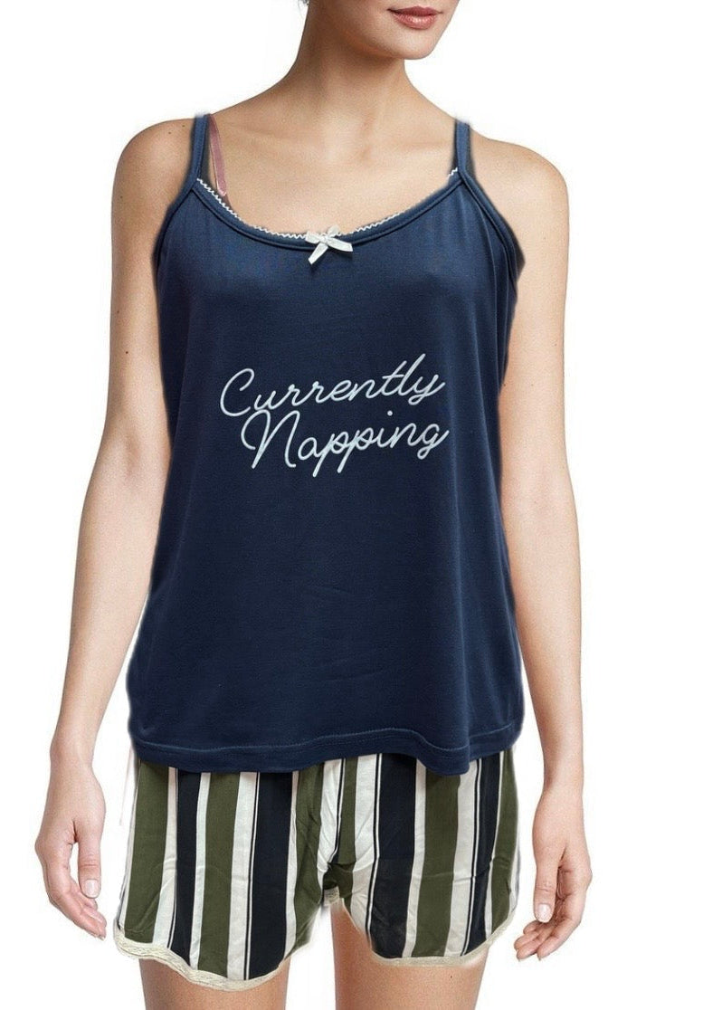 Statement Shorty Cami Pj Set