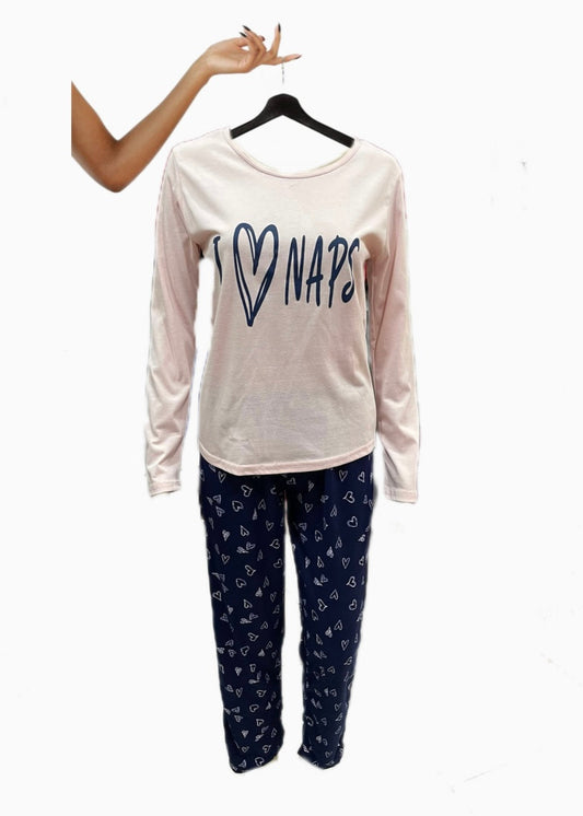 Heart Printed Pj Set